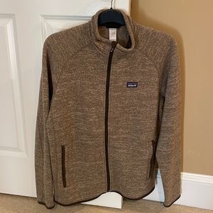 Patagonia Better Sweater Full Zip Fleece Jacket Brown Size Large Excellent